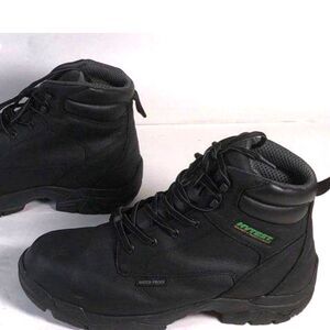 Hytest Men's Black Leather Apex 2 Pike Work Boots - Size 12 W